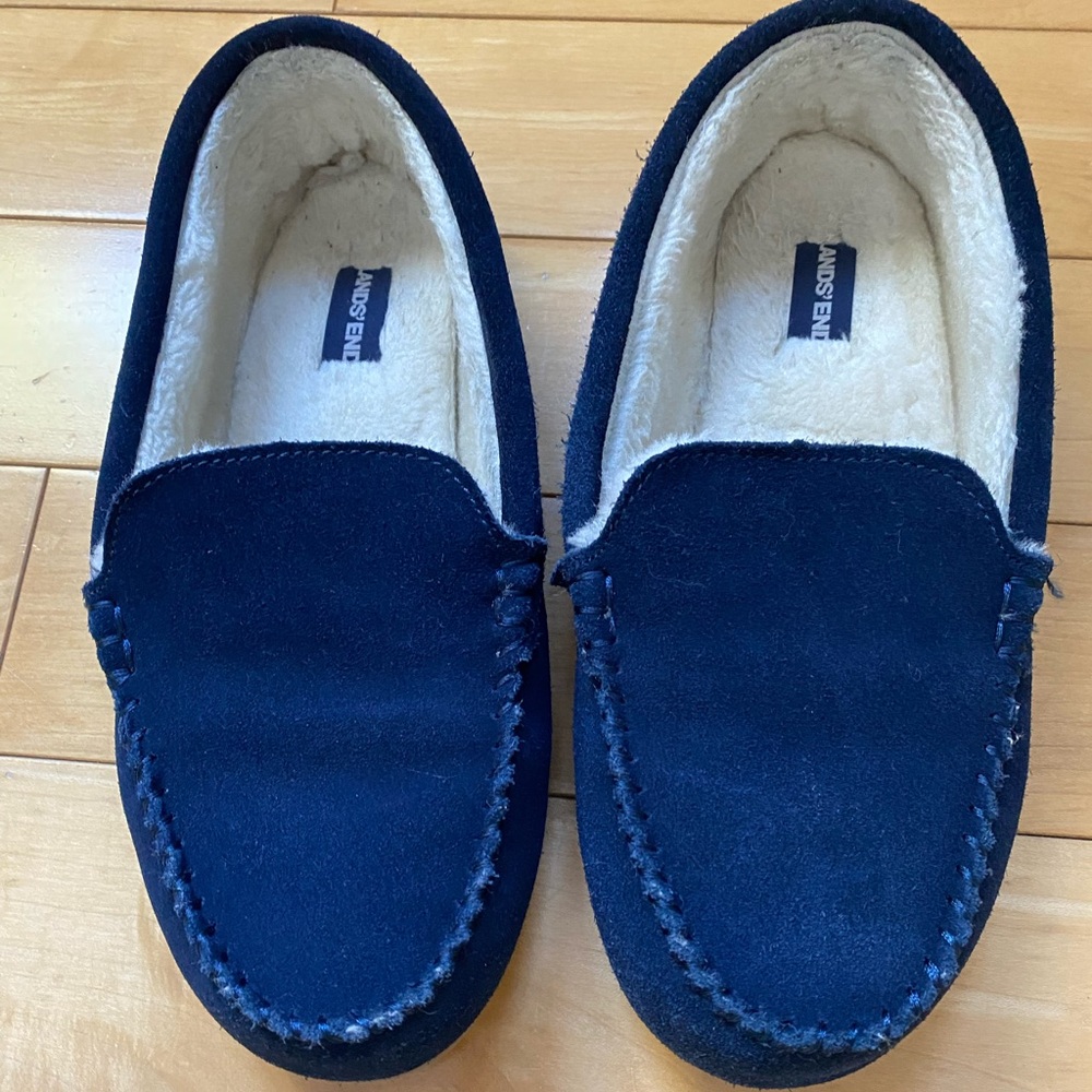Lands End moccasin slippers